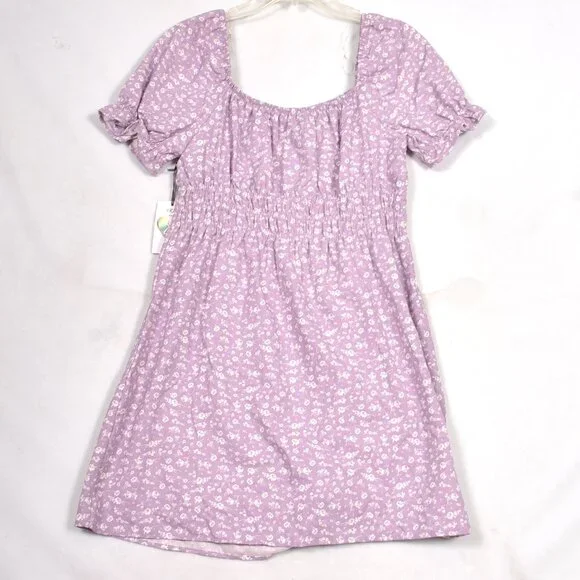 IRIS Women's Midi Dress Size XL Purple Floral - Picture 8 of 8